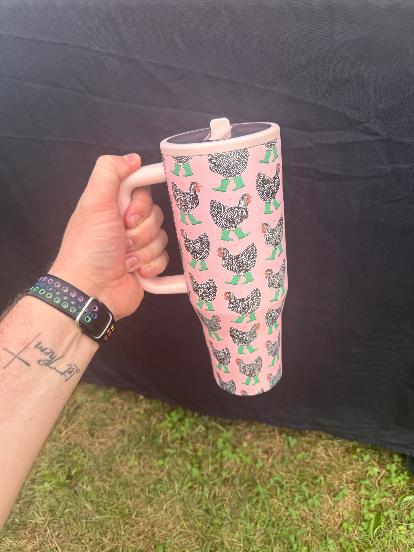 Chicken in Rain Boots