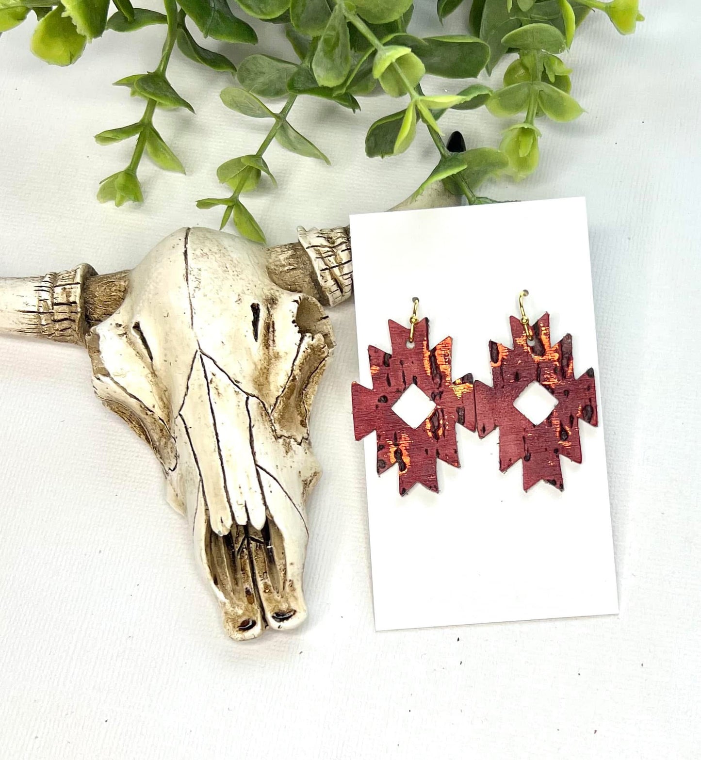 Aztec earrings